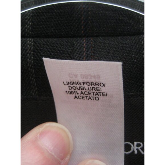 Jones New York Blazer 14 Stretch Single Breasted One Button Stripe - Picture 3 of 13